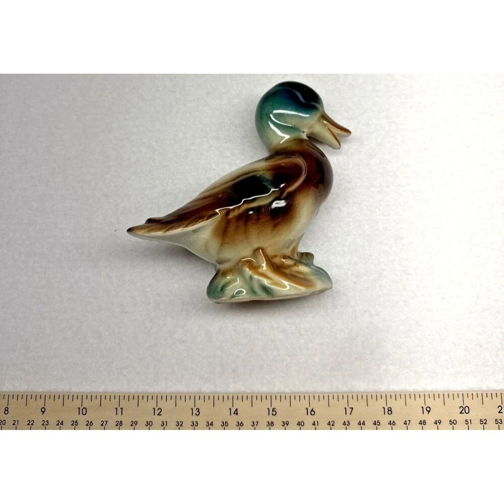 Royal Copley Mallard Duck Figurine Standing Ceramic Bird 6